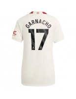 Manchester United Alejandro Garnacho #17 Kolmaspaita Naisten 2023-24 Lyhythihainen